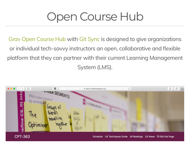 Open Course Hub